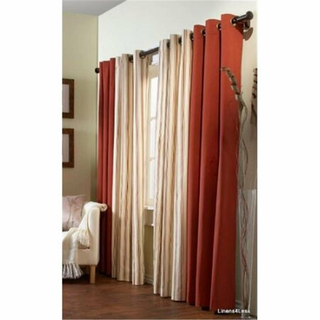 COMMONWEALTH HOME FASHIONS Commonwealth Home Fashion 54 in. Thermalogic Insulated Grommet Top Curtain, Black 70370-188-103-54